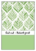 Out out by Robert frost - full analysis + Questions and answers