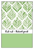 Out out by Robert frost - full analysis &plus; Questions and answers