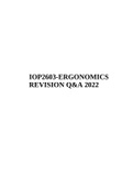 IOP2603-ERGONOMICS REVISION Q&A 2022.