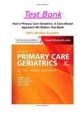 Ham&rsquo;s Primary Care Geriatrics&colon; A Case-Based Approach 6th Edition Test Bank