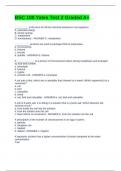 BSC 108 Yates Test 2 Graded A&plus;