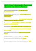 MH701 Exam 3 Modules 6-8&period; Examinable  questions and answers&period; Rated A&plus;