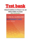 Clinical Guidelines in Primary Care 4th Edition Hollier Test Bank|ISBN-13:978-1892418272|with Rationals