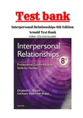 Interpersonal Relationships Professional Communication Skills for Nurses 8th Edition Arnold Test Bank|ISBN-13: 978-0323544801|With Rationals
