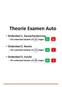 Samenvatting rijbewijs b theorie + proefexamen met antwoorden 