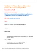 Primary Care&comma; A Collaborative Practice 5th Edition by Terry Buttaro Test Bank&lowbar;Test Bank For Primary Care A Collaborative Practice&comma; 5th Edition &lpar;all chapters&rpar;&lowbar; created by experts to help you with your exams&period;