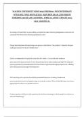 WALDEN UNIVERSITY NRNP 6645&sol;NRNP6645 PSYCHOTHERAPY WITH MULTIPLE MODALITIES MIDTERM EXAM 2 DIFFERENT VERSIONS 200 QS AND ANSWERS - WEEK 6 LATEST UPDATE GRADED A&plus;