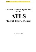 ATLS Chapter Review Questions And Answers 