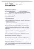 IBHRE CEPS Exam Questions and Answers&lpar;RATED A&rpar;