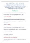 WGU D307 OA FINAL EXAM AND STUDY GUIDEEXAM &sol; WGU D307 EDUCATIONAL PSYCHOLOGY OBJECTIVE ASSESSMENT NEWEST 2024-2024-2025 &sol;ACTUAL 450 UESTIONS WITH VERIFIED ANSWERS&sol;A&plus; ASSURED