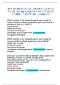 BSN 225 HESI EXAM 1 NEWEST ACTUAL EXAM 2025 QUESTIONS AND DETAILED CORRECT ANSWERS &vert; A&plus;GRADE