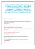 NURSING HOME ADMINISTRATION EXAM 2024 WITH ACTUAL CORRECT QUESTIONS  AND VERIFIED DETAILED ANSWERS  &vert;FREQUENTLY TESTED QUESTIONS AND SOLUTIONS &vert;ALREADY GRADED A&plus;&vert;BRAND  NEW&excl;&excl;&vert;GUARANTEED PASS &vert;LATEST UPDATE