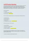 AANP fFNP PRACTICE QUESTIONS WITH 100&percnt; VERIFIED ANSWERS