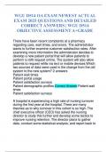 WGU D514 OA EXAM NEWEST ACTUAL EXAM 2025 QUESTIONS AND DETAILED CORRECT ANSWERS &vert; WGU D514 OBJECTIVE ASSESSMENT A&plus;GRADE