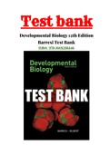 Developmental Biology 12th Edition Barresi Test Bank ISBN: 978-1605358246