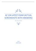 AZ 104 LATEST EXAM &lpar;ACTUAL SCREENSHOTS WITH ANSWERS&rpar;