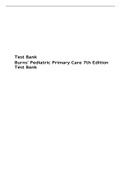 Burns Pediatric Primary Care 7th Edition Marks Starr Brady Test Bank All Complete Test Bank. Chapter 1- Chapter46|