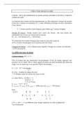 Résumé cours chimie générale CHIM-F101: Structure moléculaire