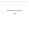 Industrial Psychology 348 Student Summaries (Cum Laude)