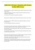 NURS 5315 UTA Exam &vert; Questions with Answers Verified 100&percnt; Correc