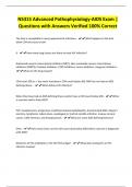 N5315 Advanced Pathophysiology-AIDS Exam &vert; Questions with Answers Verified 100&percnt; Correct