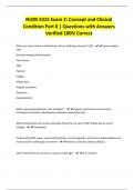 NURS 5315 Exam 2&colon; Concept and Clinical Condition Part II &vert; Questions with Answers Verified 100&percnt; Correct