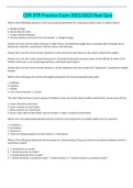 CDR DTR Practice Exam 2022