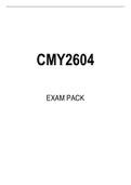 CMY2604 EXAM PACK 2022