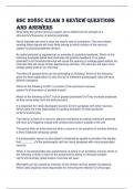 BSC 2085C Exam 3 Review questions  and answers 