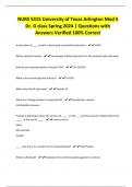 NURS 5315 University of Texas Arlington Mod 5 Dr&period; G class Spring 2024 &vert; Questions with Answers Verified 100&percnt; Correct