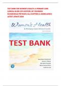 TEST BANK FOR WOMEN&rsquo;S HEALTH&colon; A PRIMARY CARE CLINICAL GUIDE &lpar;5TH EDITION &rpar;