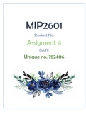 MIP2601 ASS4 
