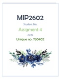 MIP2602 ASS4