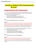 Saunders ATI Medsurg Skin Integumentary Revised | Saunders ATI Medsurg Skin Integumentary, A+