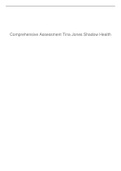 Exam (elaborations) Comprehensive Assessment Tina Jones Shadow Health 2022/23