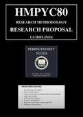 HMPYC80 Research Proposal 2022 GUIDE - plus past research proposal (assignment 8)