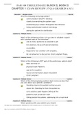 PAR 100 THEULTIMATE BLOCK 2&comma; BOOK 2 CHAPTER 1 EXAM REVIEW 37 Q&sol;A GRADED A