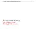 Test Bank, Essentials of Pathophysiology (4th Edition by Porth) (Chapter 1-46)