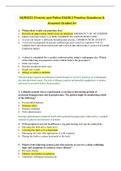 NUR2633 Chronic and Patho EXAM 2 Practice Questions & Answers&period;Graded A&plus;