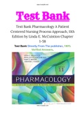 Test Bank Pharmacology A Patient-Centered Nursing Process Approach&comma; 11th Edition by Linda E&period; McCuistion Chapter 1-58