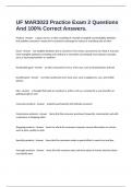  UF MAR3023 Practice Exam 2 Questions And 100&percnt; Correct Answers&period;