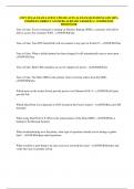 OTP 2 Final Exam Latest Update Actual Exam Questions and 100&percnt; Verified Correct Answers Already Graded A&plus; Verified by Professor