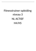 fitness trainer coach opleiding niveau 3   A
