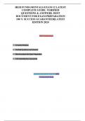 Nurs 611 Advanced Pathophysiology Exam 1 Questions And Correct Answers Latest Update 2024&sol;2025 Best Exam Graded A&plus; For Success