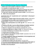 HOSA Pathophysiology Practice Questions and Answers Updated 2022&semi;&lpar;Correctly answered&rpar;