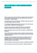 Oper 3100 Exam 1 with complete solutions 2024&lowbar;2025&period;