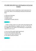 ATI COMP 2024-2025 Form A & B Questions And Correct  Answers 