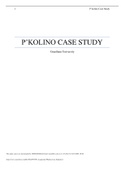 ENTR 510 Week 5 Midterm Paper → Case Study – P’Kolino (Already GRADED A)