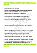 NURS 3561 MED SURG EXAM TWO STUDY GUIDE latest update 2022&sol;2023