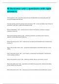 IB Business unit 1 questions with right answers&period;